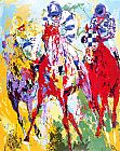 Horse Racing Art for sale - The Finish by Leroy Neiman